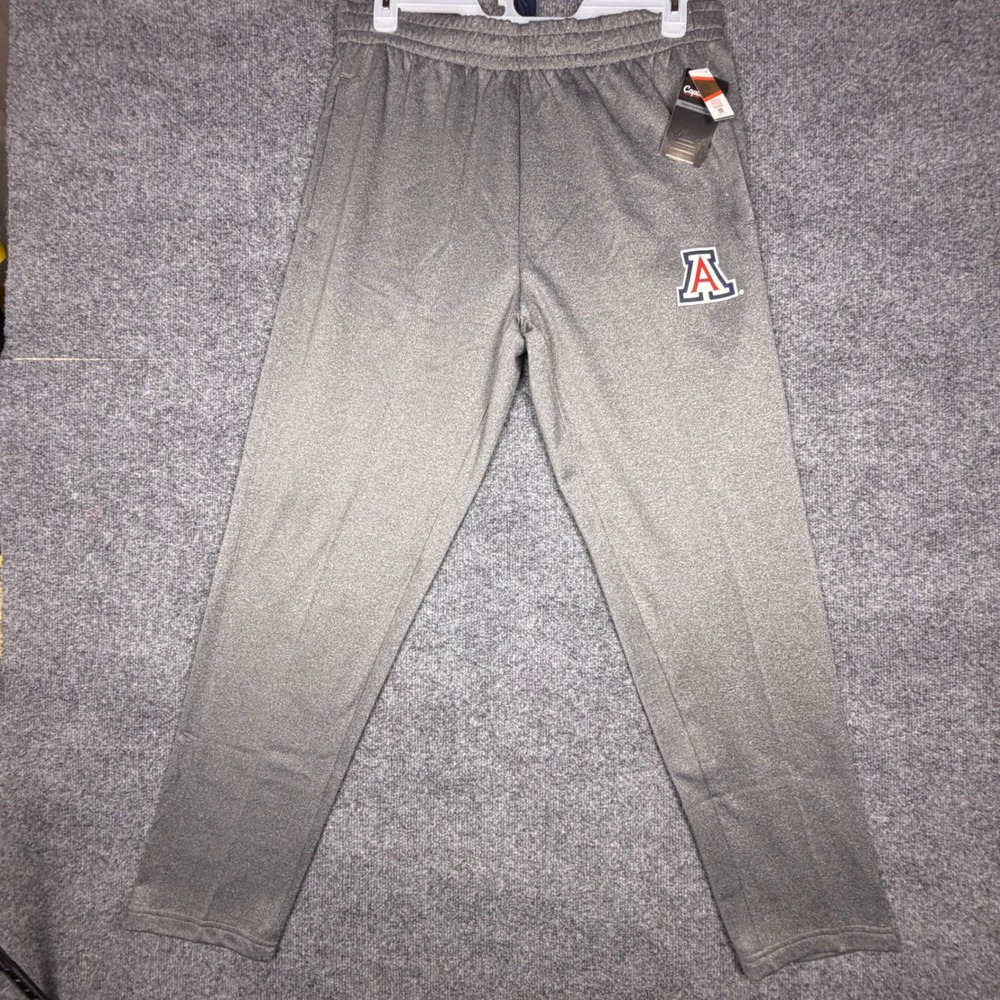 Arizona Wildcats Mens Gray Fleece Sweatpants Large NWT NCAA Arizona A